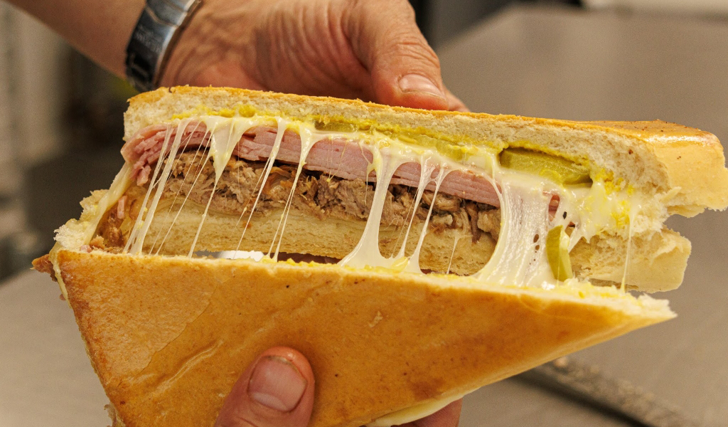 Cuban sandwich from bakery in San Francisco