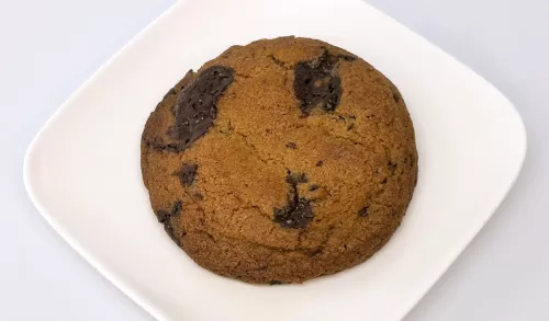 Chocolate chip cookie, made with Valrhona chocolate