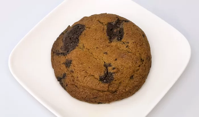 Chocolate chip cookie, made with Valrhona chocolate